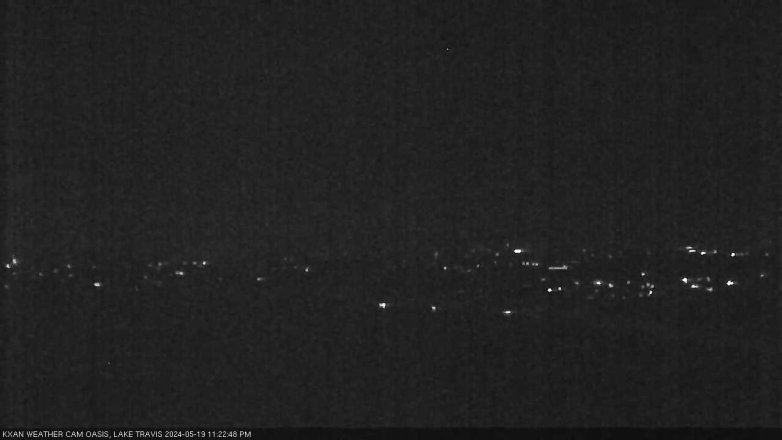Lake Travis webcam, May 19, 2024 11:25 PM CT