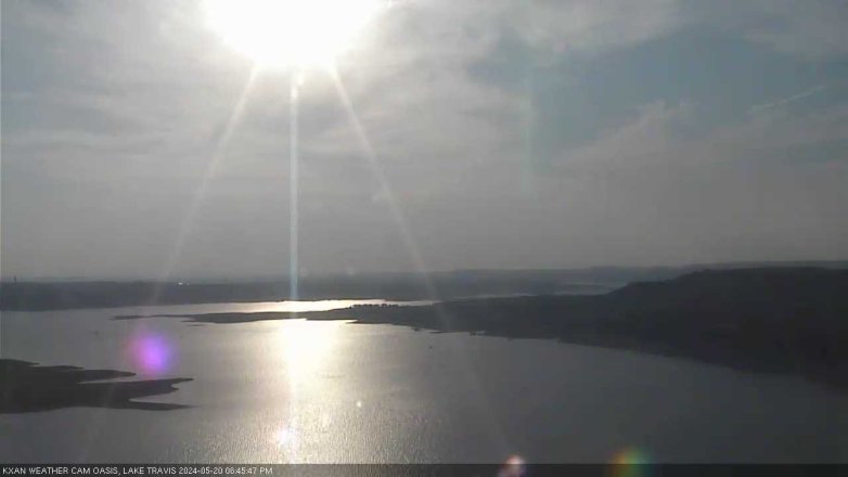 Lake Travis webcam, May 20, 2024 6:45 PM CT