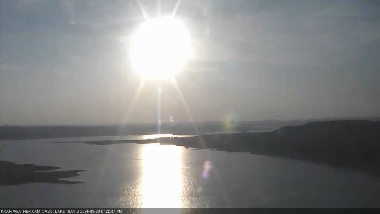 Lake Travis webcam, May 20, 2024 7:25 PM CT