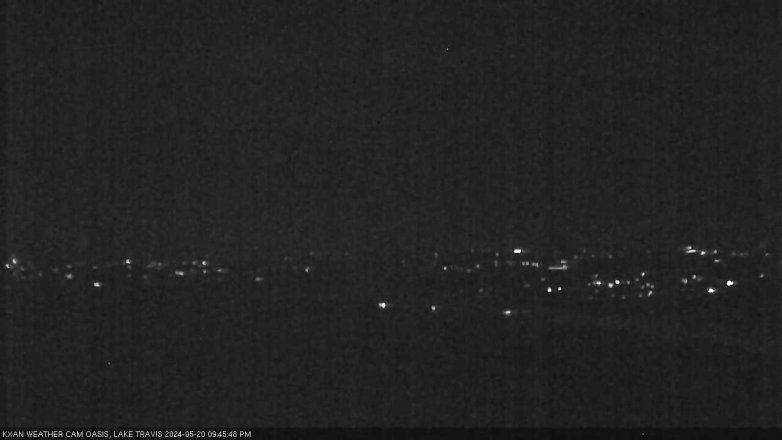 Lake Travis webcam, May 20, 2024 9:45 PM CT