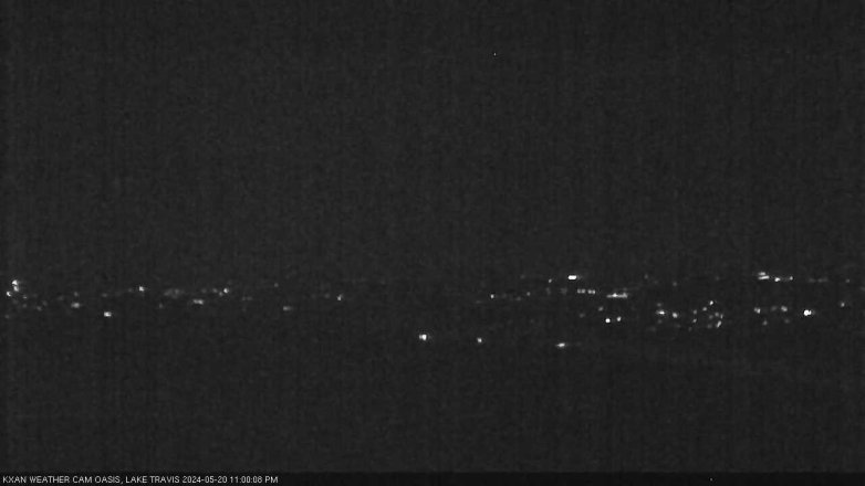Lake Travis webcam, May 20, 2024 11:00 PM CT