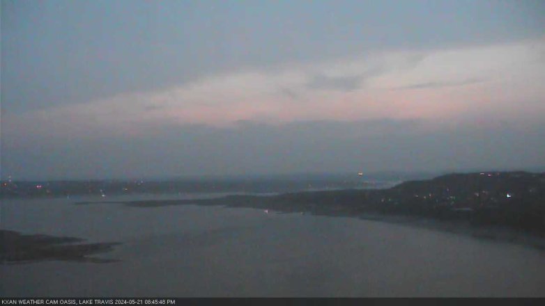 Lake Travis webcam, May 21, 2024 8:45 PM CT