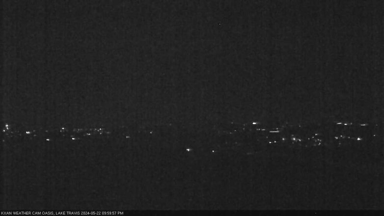 Lake Travis webcam, May 22, 2024 10:00 PM CT