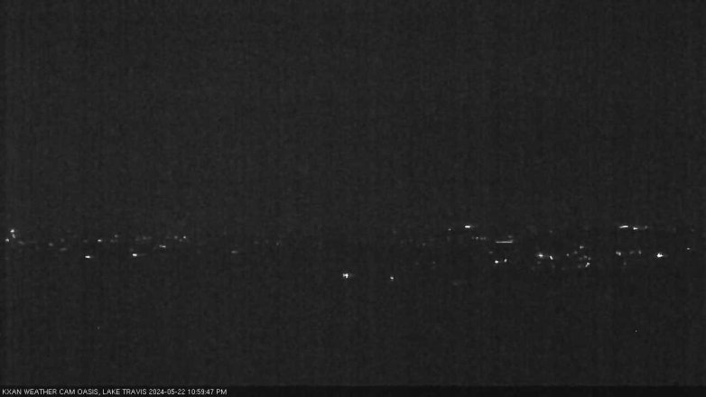 Lake Travis webcam, May 22, 2024 11:00 PM CT