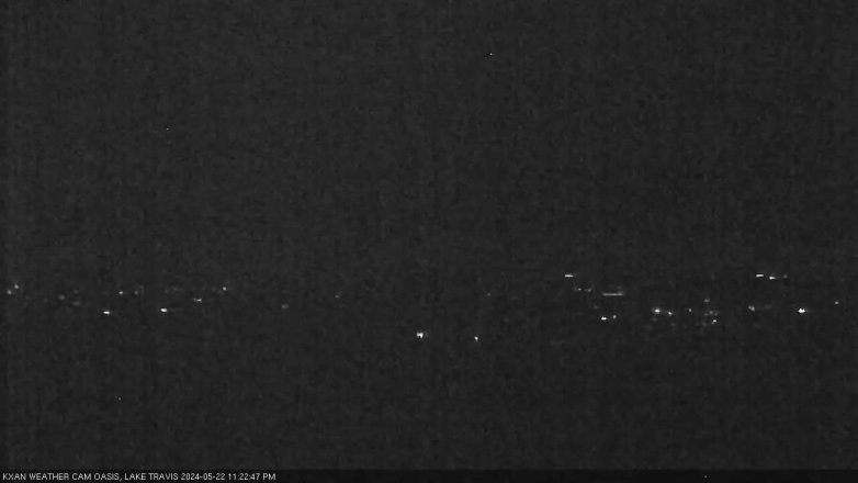 Lake Travis webcam, May 22, 2024 11:25 PM CT