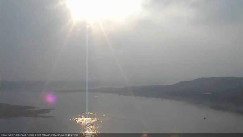 Lake Travis webcam, May 24, 2024 6:45 PM CT