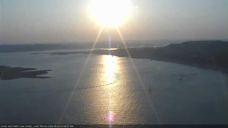 Lake Travis webcam, May 25, 2024 7:45 PM CT