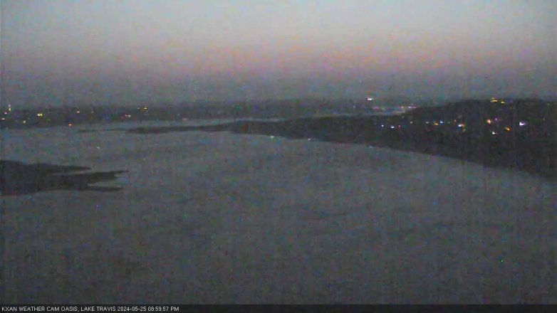Lake Travis webcam, May 25, 2024 9:00 PM CT