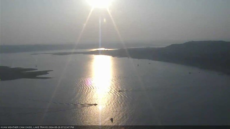 Lake Travis webcam, May 26, 2024 7:25 PM CT