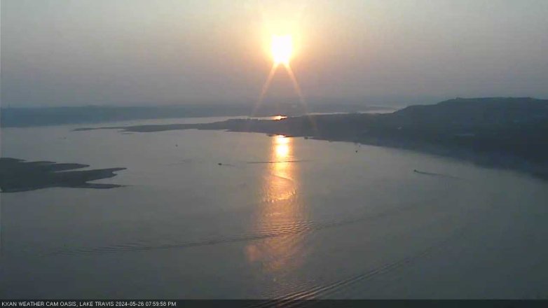 Lake Travis webcam, May 26, 2024 8:00 PM CT