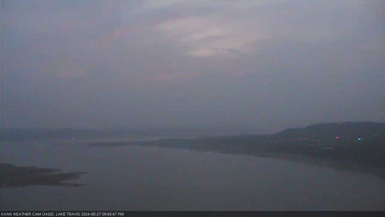 Lake Travis webcam, May 27, 2024 8:45 PM CT