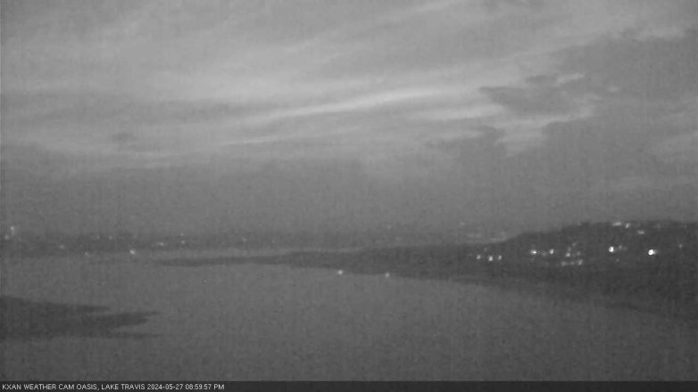 Lake Travis webcam, May 27, 2024 9:00 PM CT