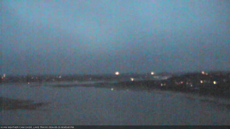 Lake Travis webcam, May 28, 2024 8:45 PM CT