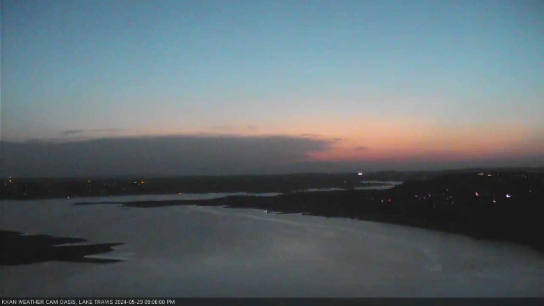 Lake Travis webcam, May 29, 2024 9:00 PM CT