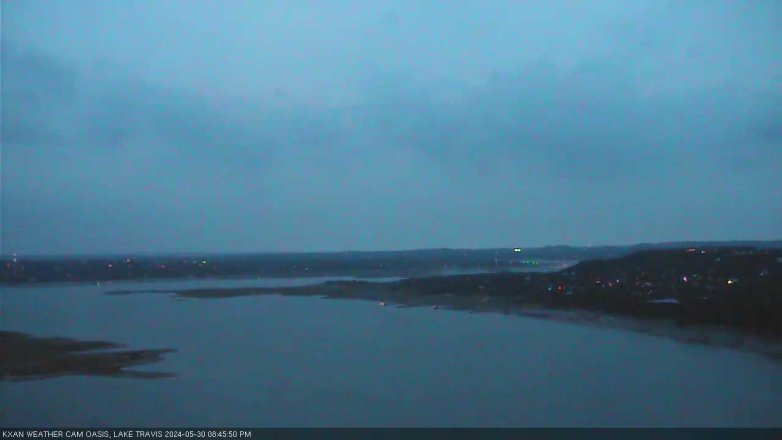 Lake Travis webcam, May 30, 2024 8:45 PM CT