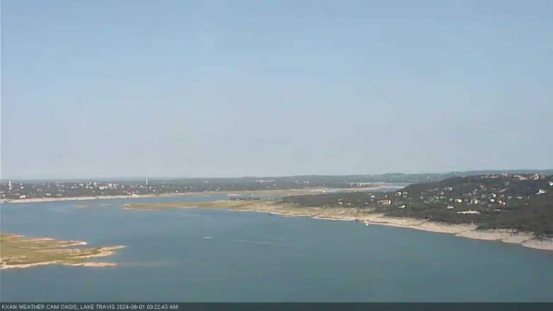 Lake Travis webcam, June 1, 2024 9:25 AM CT