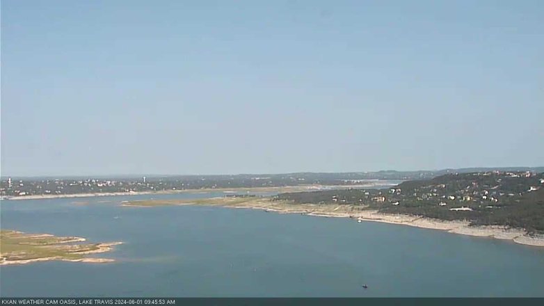 Lake Travis webcam, June 1, 2024 9:45 AM CT