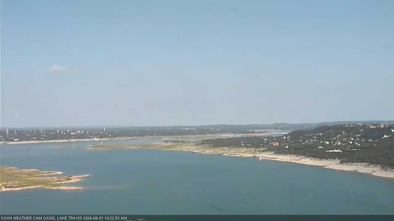 Lake Travis webcam, June 1, 2024 10:25 AM CT