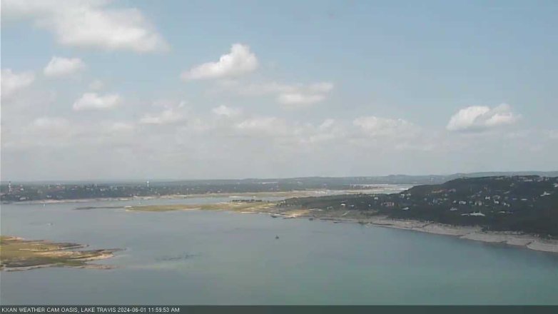 Lake Travis webcam, June 1, 2024 12:00 PM CT