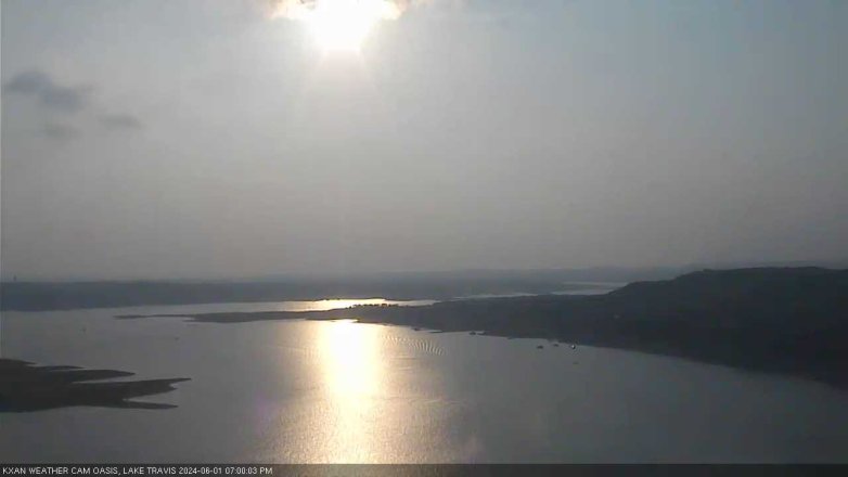 Lake Travis webcam, June 1, 2024 7:00 PM CT
