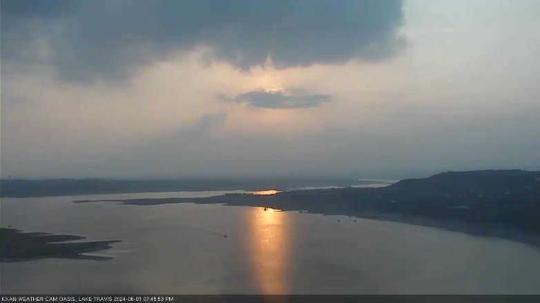 Lake Travis webcam, June 1, 2024 7:45 PM CT