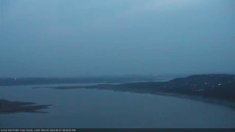 Lake Travis webcam, June 1, 2024 8:45 PM CT