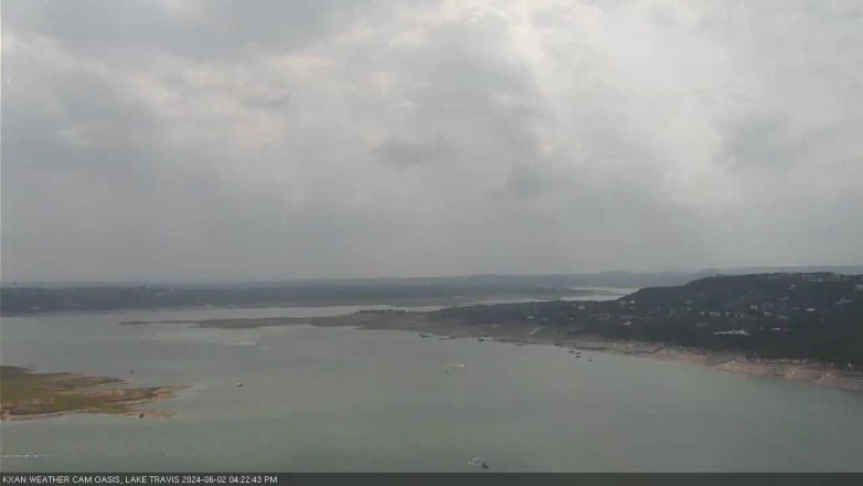 Lake Travis webcam, June 2, 2024 4:25 PM CT