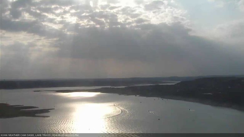 Lake Travis webcam, June 2, 2024 6:25 PM CT