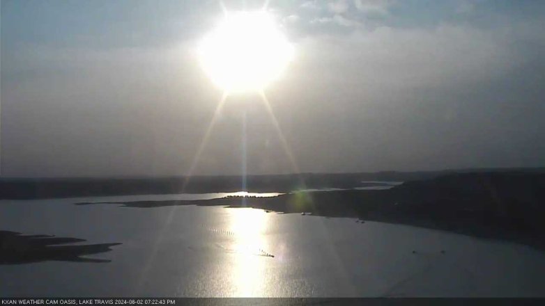 Lake Travis webcam, June 2, 2024 7:25 PM CT