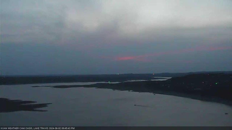 Lake Travis webcam, June 2, 2024 8:45 PM CT
