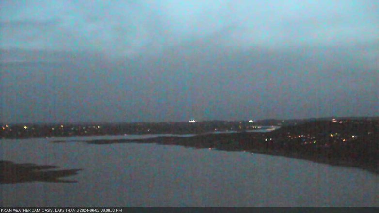 Lake Travis webcam, June 2, 2024 9:00 PM CT