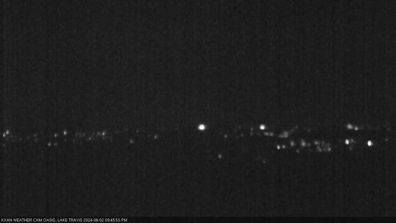 Lake Travis webcam, June 2, 2024 9:45 PM CT