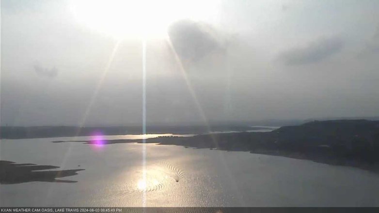 Lake Travis webcam, June 3, 2024 6:45 PM CT