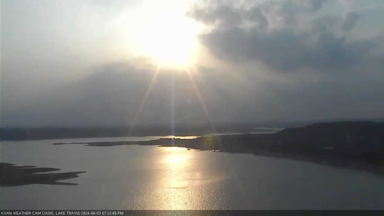 Lake Travis webcam, June 3, 2024 7:25 PM CT