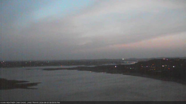Lake Travis webcam, June 3, 2024 9:00 PM CT