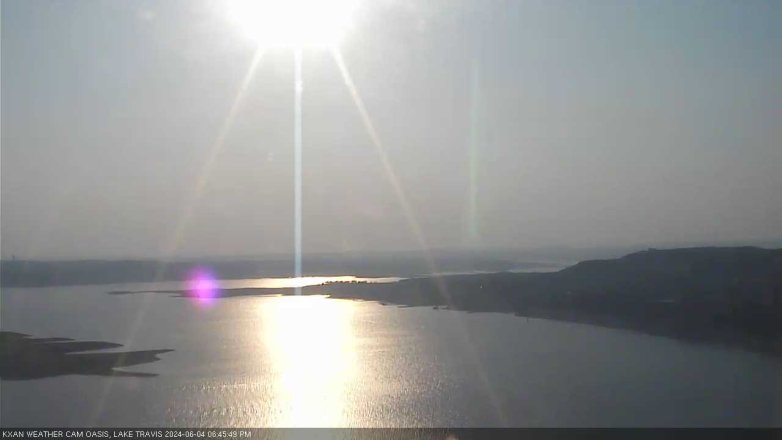 Lake Travis webcam, June 4, 2024 6:45 PM CT