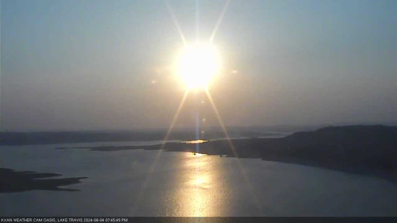 Lake Travis webcam, June 4, 2024 7:45 PM CT