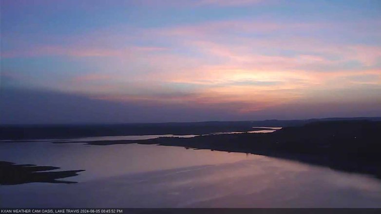 Lake Travis webcam, June 5, 2024 8:45 PM CT