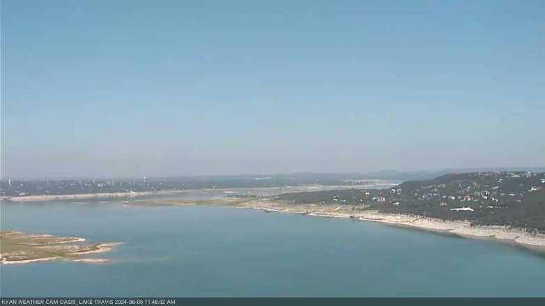 Lake Travis webcam, June 6, 2024 11:45 AM CT