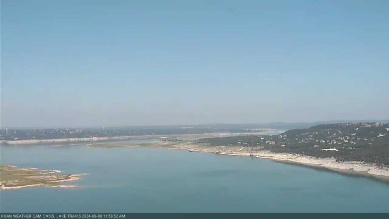 Lake Travis webcam, June 6, 2024 12:00 PM CT