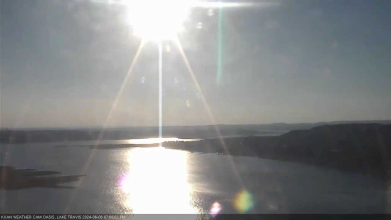 Lake Travis webcam, June 6, 2024 7:00 PM CT