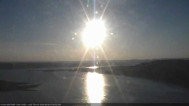 Lake Travis webcam, June 6, 2024 7:45 PM CT