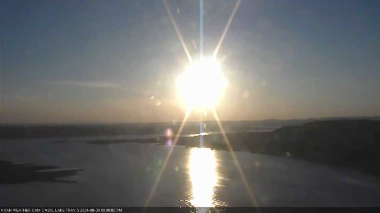Lake Travis webcam, June 6, 2024 8:00 PM CT