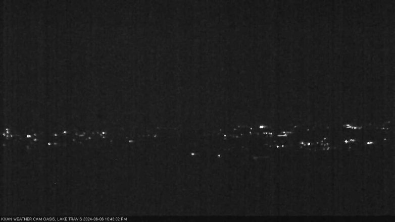 Lake Travis webcam, June 6, 2024 10:45 PM CT