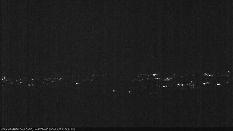 Lake Travis webcam, June 6, 2024 11:00 PM CT