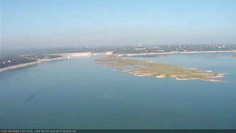 Lake Travis webcam, June 7, 2024 9:25 AM CT