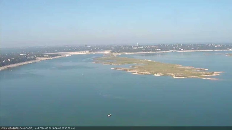 Lake Travis webcam, June 7, 2024 9:45 AM CT