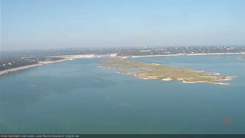 Lake Travis webcam, June 7, 2024 10:00 AM CT
