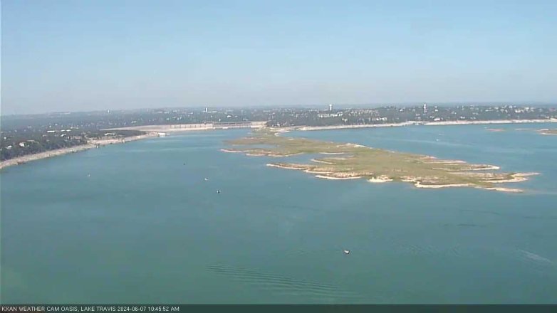 Lake Travis webcam, June 7, 2024 10:45 AM CT