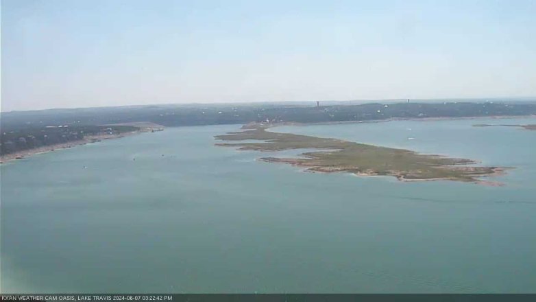 Lake Travis webcam, June 7, 2024 3:25 PM CT